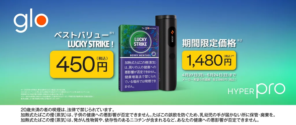 グローハイパープロ割引キャンペーン