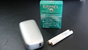 キャメル・メンソール・コールド・プルーム用のパッケージ（レビュー撮影時）