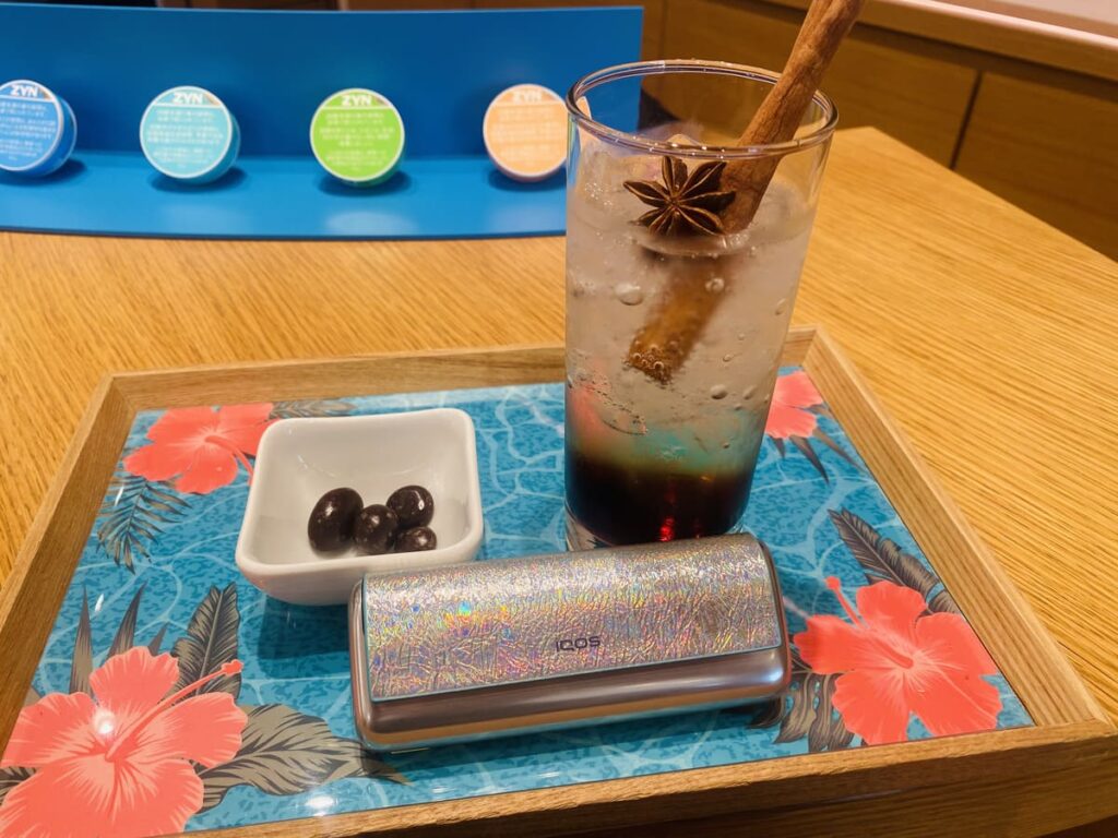アイコスカフェのスペシャルドリンク