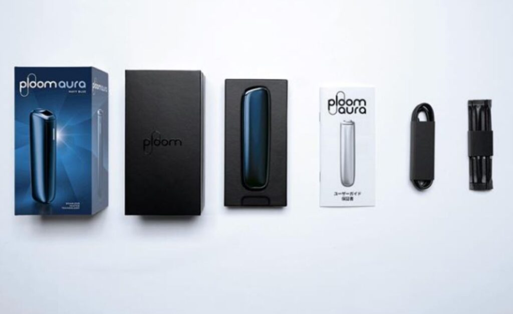 プルームオーラ・スターターキットの内容物