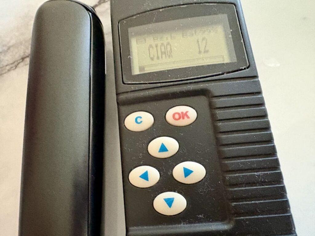 エボ・コールド・メンソールの匂いを測ってみた