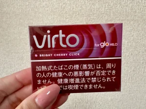 ヴァルト・ブライト・チェリー・クリックのパッケージ(レビュー撮影時)