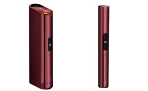 glo Hilo Plus(ルビー)の本体と取り外したEasySwitchペン