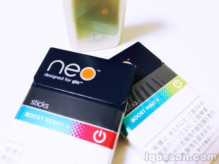加熱式タバコ「グロー(glo)」のneoカプセルメンソール
