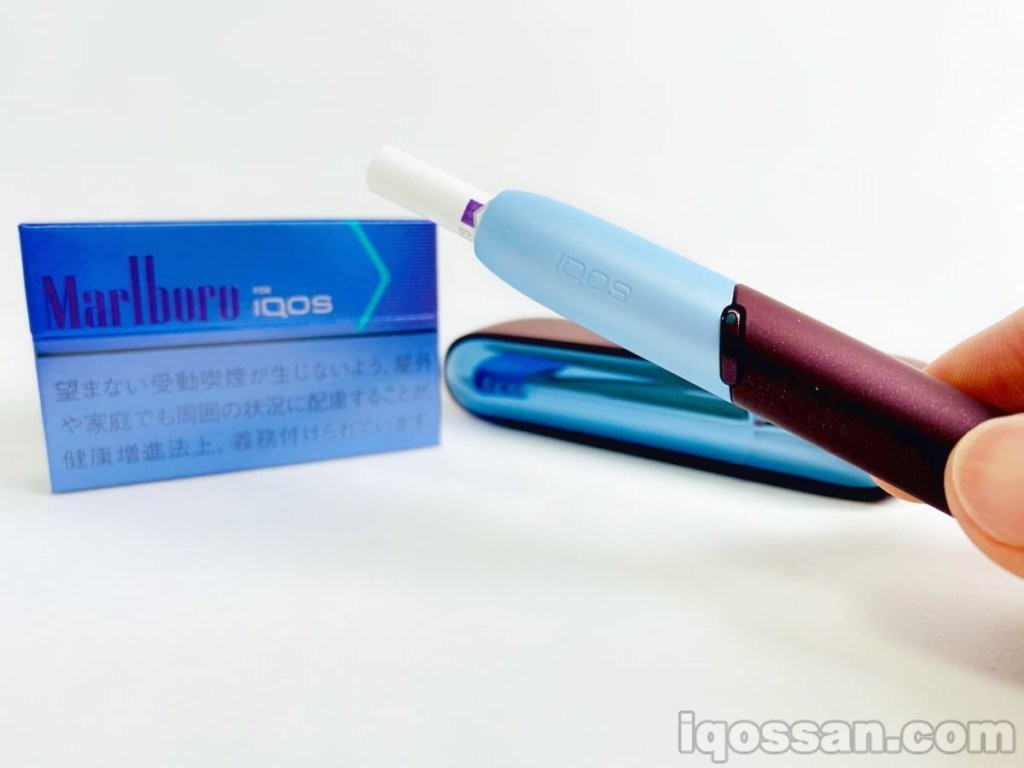 パープルメンソールはパックを開けた時から強烈な香りが漂います。実際に吸うと甘酸っぱいアロマな一時を楽しめました。