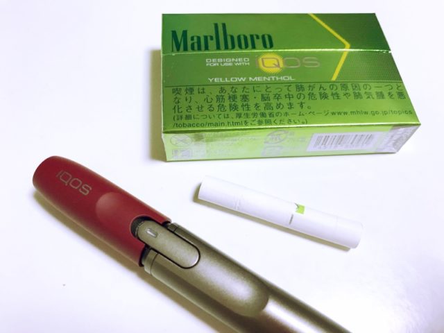 アイコスヒートスティック「イエローメンソール」の画像