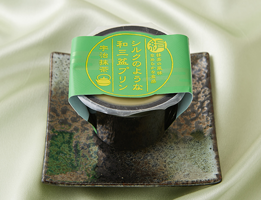 徳島産業　シルクのような和三盆プリン　宇治抹茶　120g