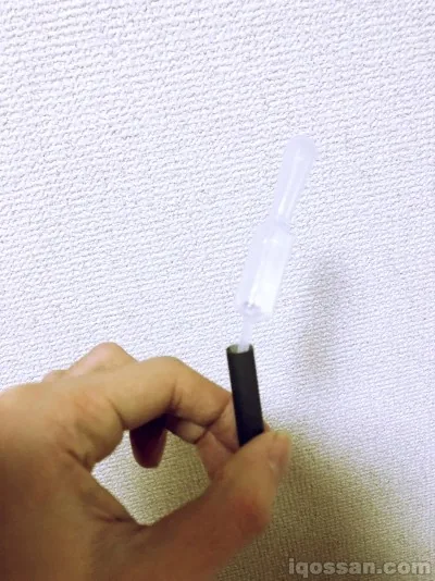 プルームテックカートリッジ復活 - スポイトで少しずつ注ぐと安心