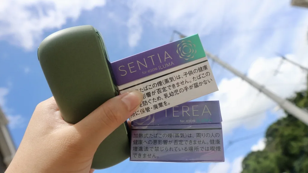 加熱式たばことフレーバ-